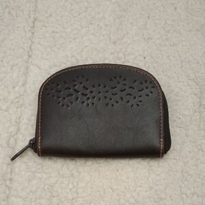 Brown Faux Leather Wallet